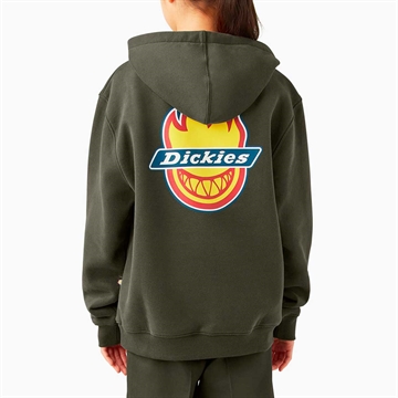 Dickies x Spitfire jr. Hoodie l/s Olive Green